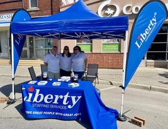 Liberty-Staffing-Attended-the-Woodstock-Summer-Streetfest