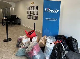 Liberty-Staffing-Donated-Clothing-to-519-Pursuit